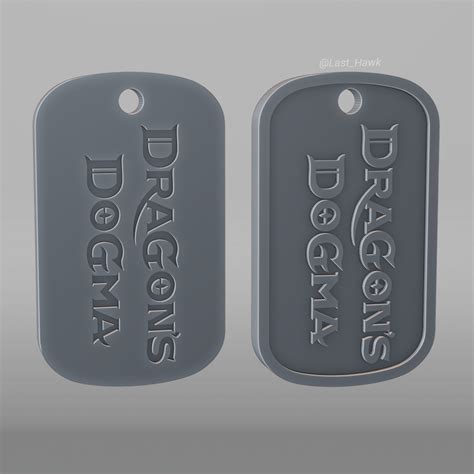 dragon's dogma stl|Dragon's Dogma Dogtag .